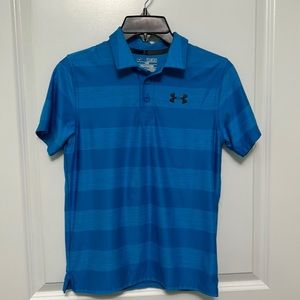 Blue Collared Under Armor Shirt